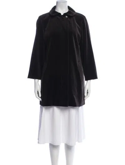 Pre-owned Akris Coat In Black