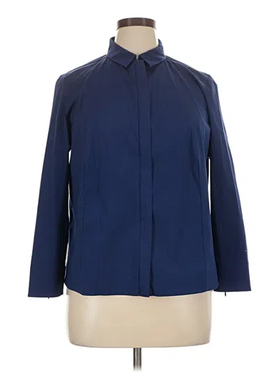 Pre-owned Akris Coat In Blue