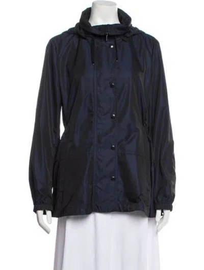Pre-owned Akris Coat In Blue