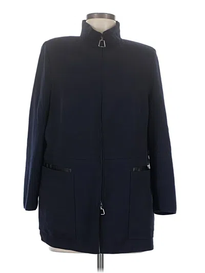Pre-owned Akris Coat In Blue