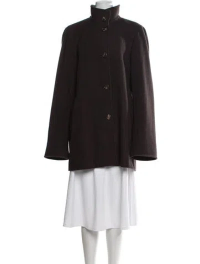 Pre-owned Akris Coat In Brown