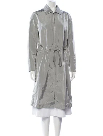 Pre-owned Akris Coat In Gray