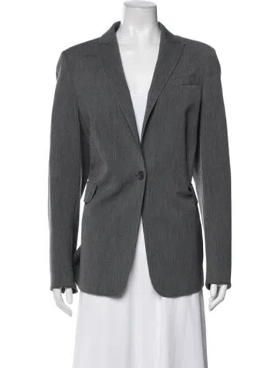 Pre-owned Akris Coat In Gray
