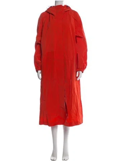 Pre-owned Akris Coat In Orange