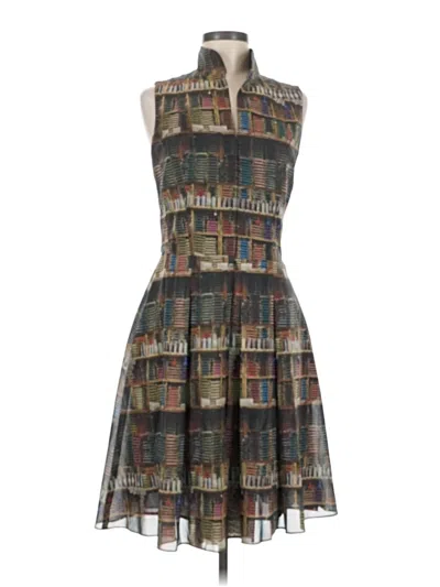 Akris Cocktail Dress In Brown