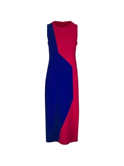 Akris Colour-block Maxi Dress In Multi