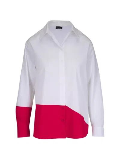Akris Colour-block Poplin Shirt In Multi
