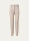 Akris Connor Cotton Denim Pants In Greige