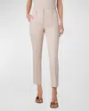 Akris Connor Cotton Denim Pants In Greige