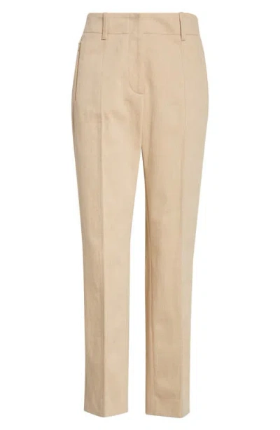 Akris Connor Khaki Ankle Pants In Neutral
