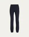Akris Constance Double-face Wool Pants In Black