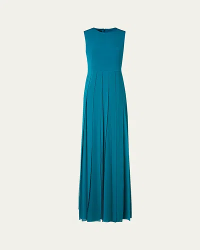 Akris Crepe Ribbon Skirt Gown