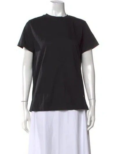 Pre-owned Akris Crew Neck Short Sleeve T-shirt In Black