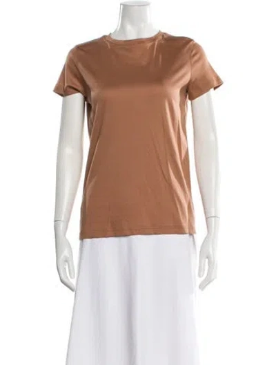 Pre-owned Akris Crew Neck Short Sleeve T-shirt In Neutral