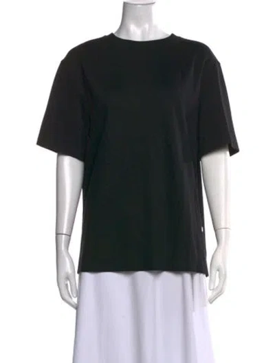 Pre-owned Akris Crew Neck Short Sleeve T-shirt W/ Tags In Black