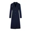 Akris Faby Cashmere Coat In Black