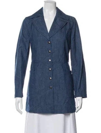 Pre-owned Akris Denim Jacket In Blue