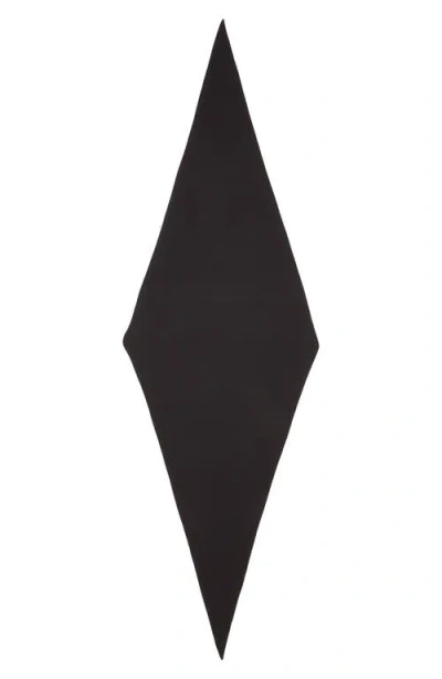 Akris Diamond Knit Cashmere & Silk Scarf In Black