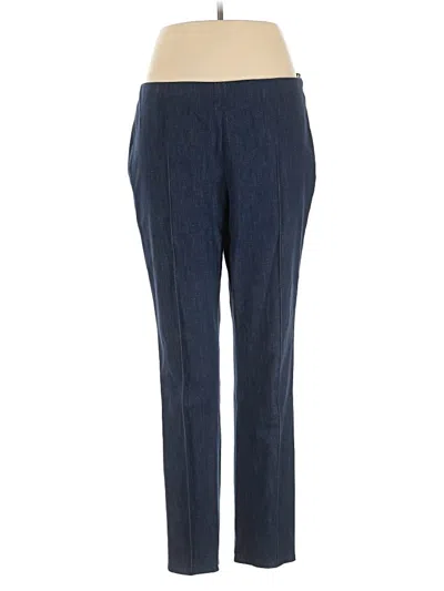 Pre-owned Akris Dress Pants In Blue