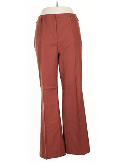 Pre-owned Akris Dress Pants In Brown