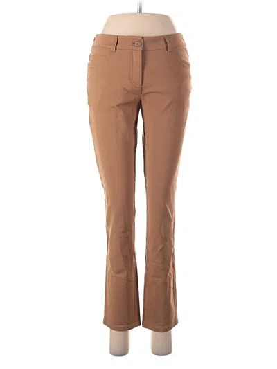Pre-owned Akris Dress Pants In Brown
