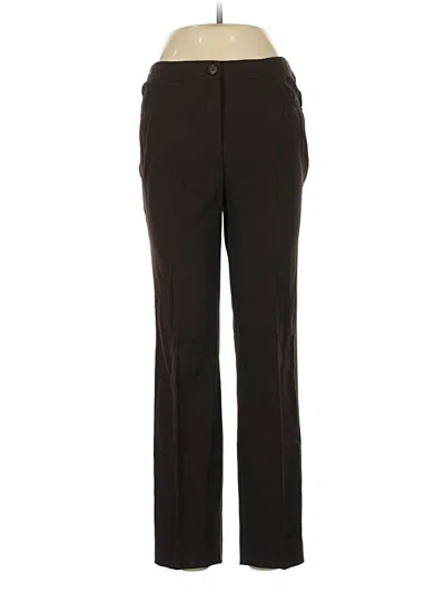 Pre-owned Akris Dress Pants In Brown