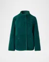 Akris Dru Reversible Shearling And Leather Jacket