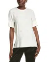 Akris Embellished Silk Blouse In White