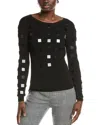 Akris Embellished Square Top In Black