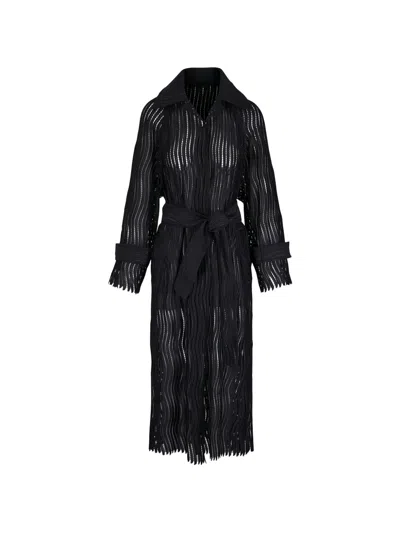 Akris Estelle Coat In Black