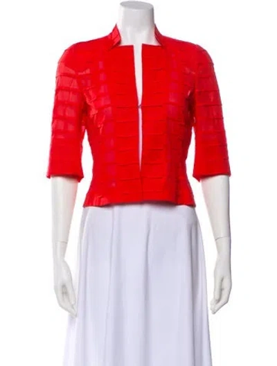 Pre-owned Akris Evening Jacket In Red