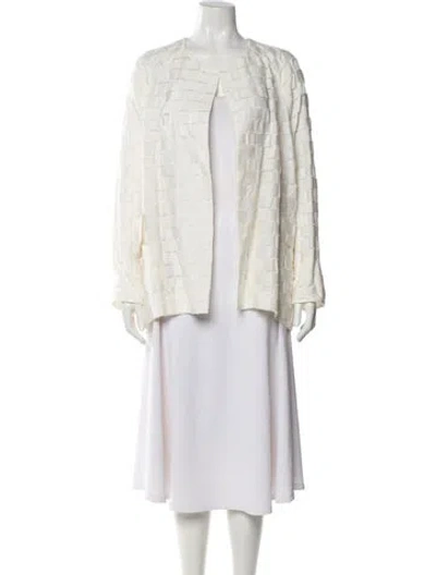 Pre-owned Akris Evening Jacket In White
