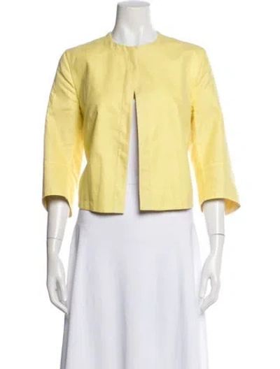 Pre-owned Akris Evening Jacket In Yellow