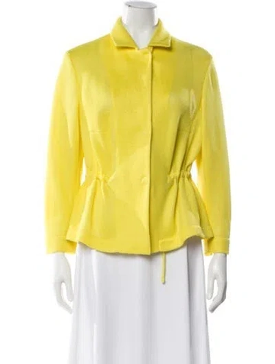Pre-owned Akris Evening Jacket In Yellow