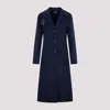 Akris Faby Cashmere Coat In Denim