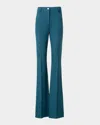 Akris Farid Stretch Bootcut Jeans In Blue