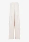 Akris Fellia Chiffon Pants In Beige