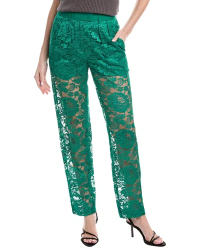 Akris Fidelia Silk-blend Pant In Green