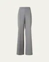 Akris Filibert Prince Of Wales Check Cool Wool Pants In Gray