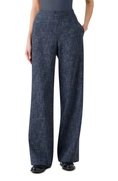 Akris Filibert Virgin Wool Blend Pants In Blue