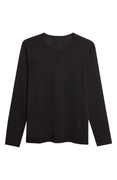 Akris Fine Cashmere & Silk Sweater In Black