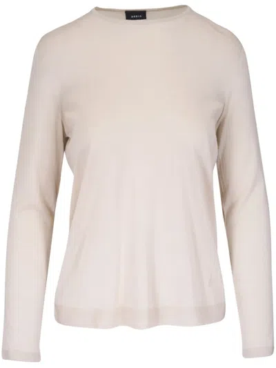 Akris Fein Gestrickter Pullover In Nude