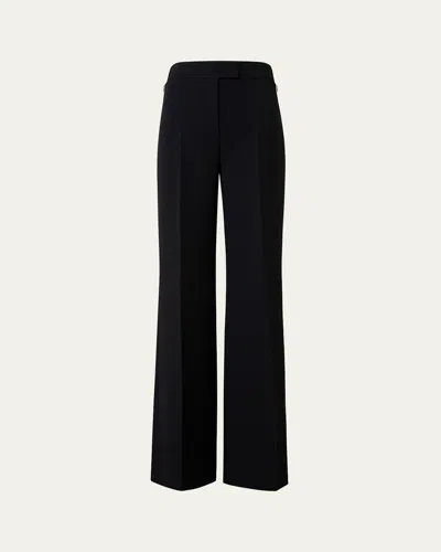 Akris Velvet Zip Pocket Pants In Black