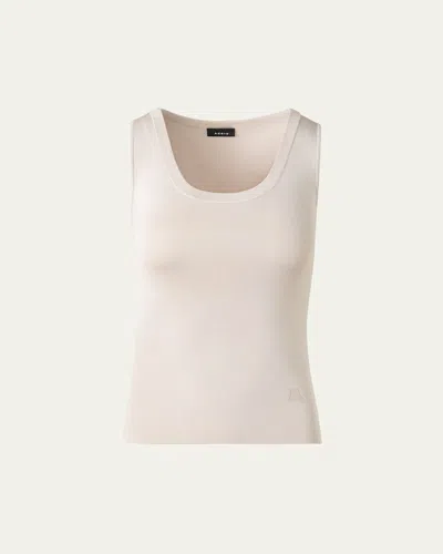 AKRIS FITTED KNIT TANK TOP
