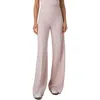 Akris Fiyuki Wool Blend Double Face Wide Leg Pants In Pale Pink
