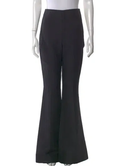 Pre-owned Akris Flared Pants In Black