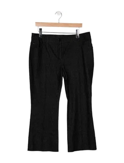 Pre-owned Akris Flared Pants In Black