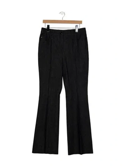 Pre-owned Akris Flared Pants In Blue