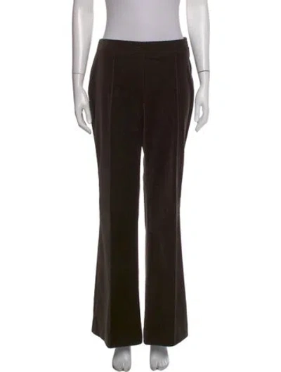 Pre-owned Akris Flared Pants In Brown