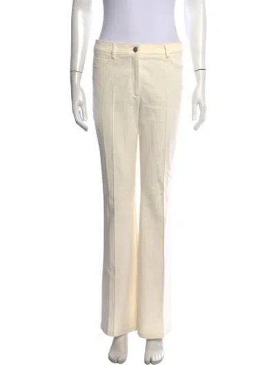 Pre-owned Akris Flared Pants In Neutrals